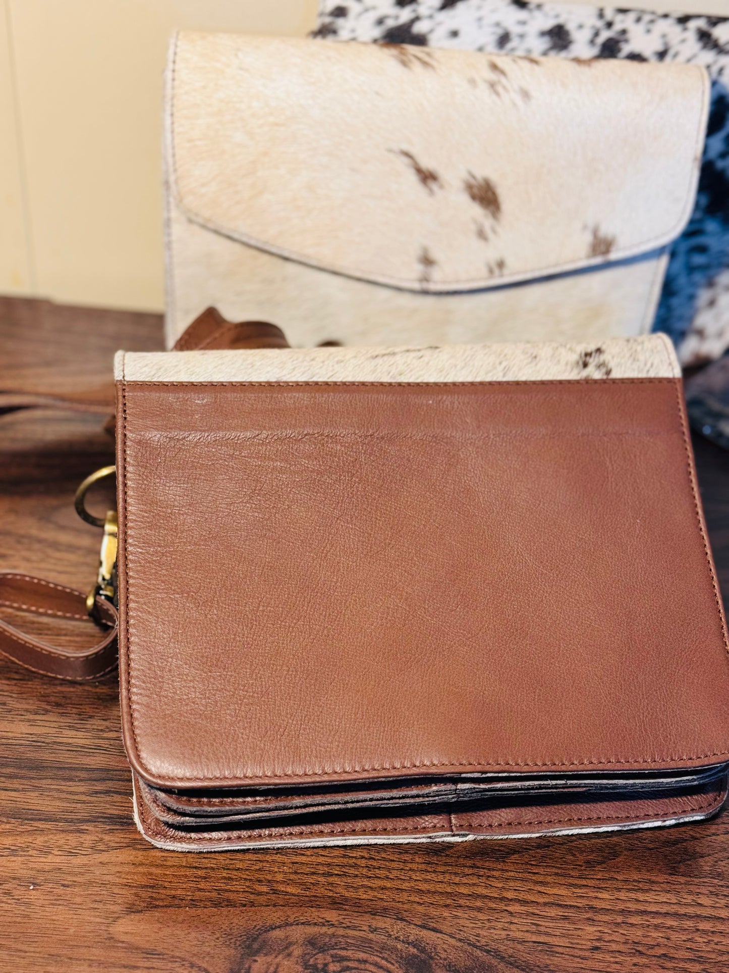 Jacklyn hide crossbody