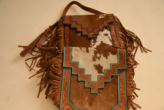 Aztec fringe bag